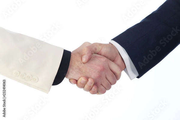 Fototapeta men shaking hands