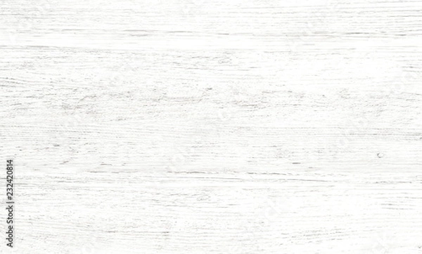 Fototapeta White wood pattern and texture background.