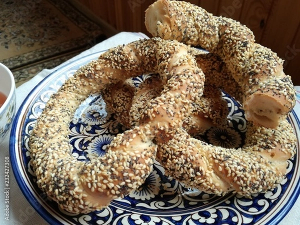 Fototapeta Turkish bagels