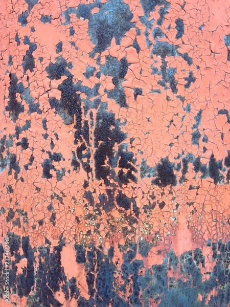Obraz ペンキ剥げのある壁