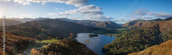 Obraz Grasmere panoramic vista