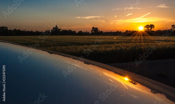 Obraz Abendsonne im Sommer