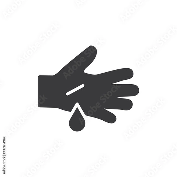 Obraz Hand cut vector icon