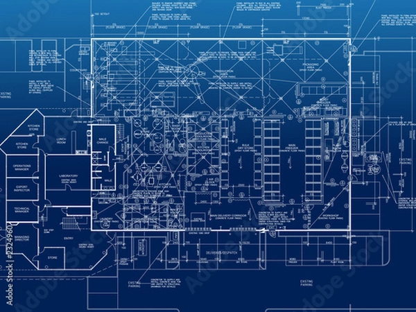 Obraz architecture section detail construction detail