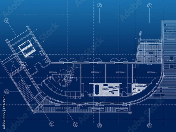 Obraz architecture section detail construction detail