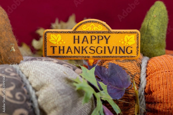 Obraz A Happy Thanksgiving Message 
