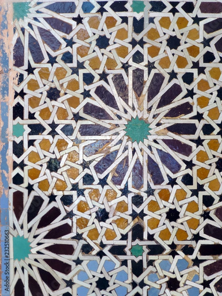 Fototapeta Islamic tiles, Morocco