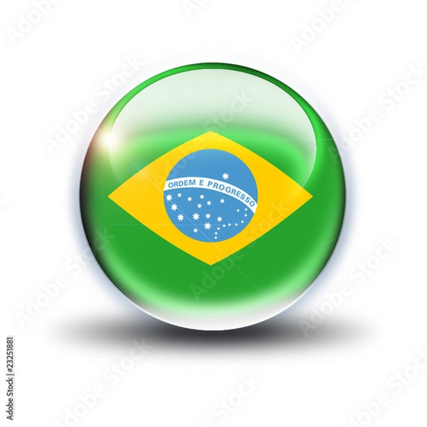 Fototapeta drapeau bresil