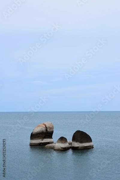 Fototapeta Wasserfelsen