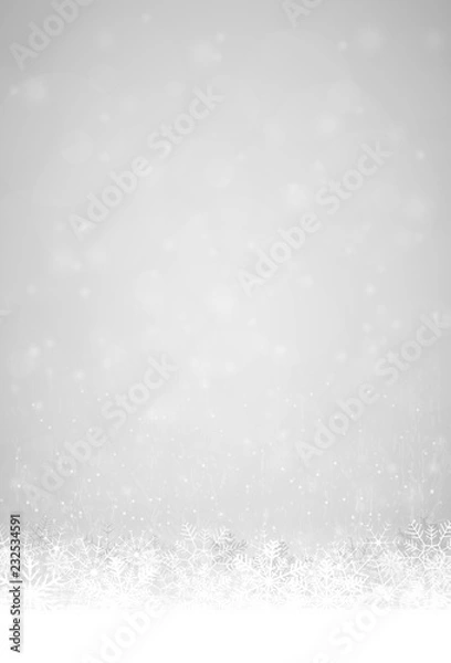 Obraz abstract snow flakes background