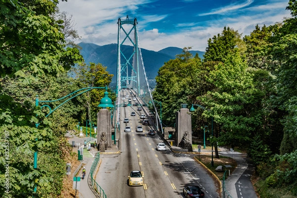 Obraz Lions Gate Bridge from Stanley Park