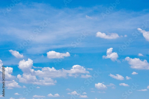 Obraz blue sky with clouds