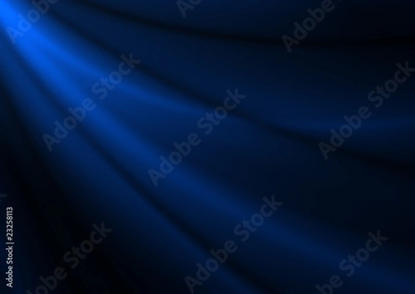 Obraz Niebieska draperia