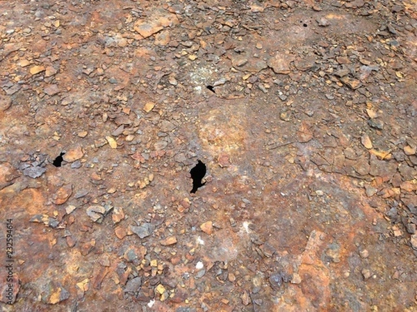 Obraz 錆びた鉄板