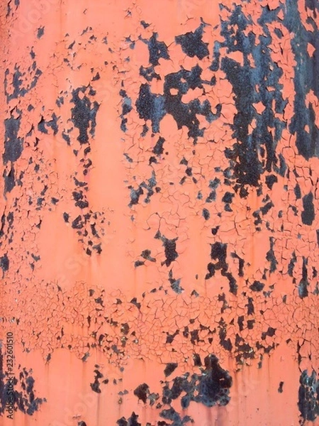 Fototapeta ペンキ剥げのある金属