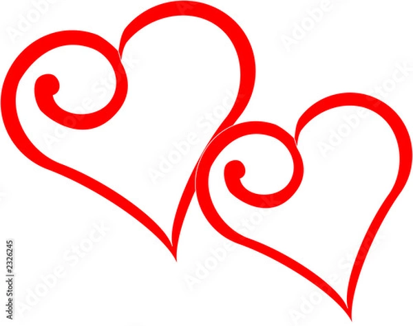 Obraz two hearts as one