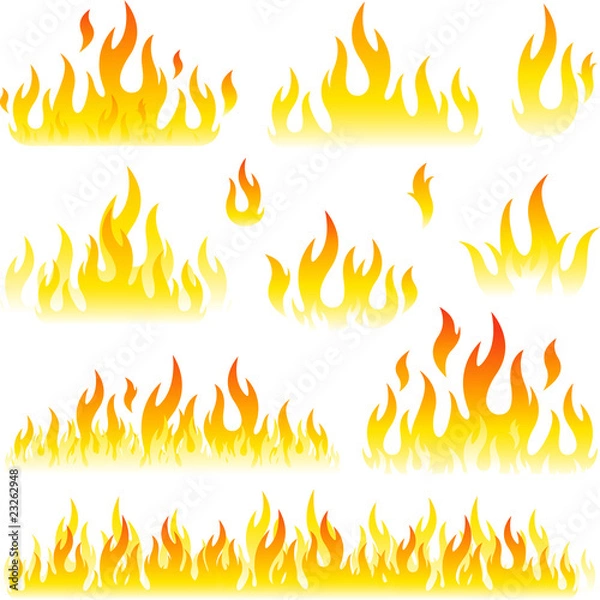 Obraz Element wektora ognia