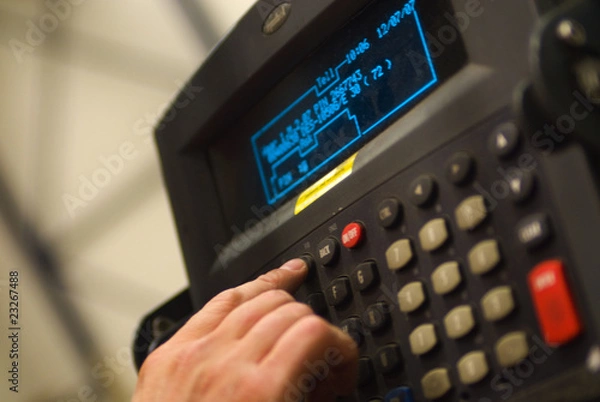 Obraz Touch panel user code security