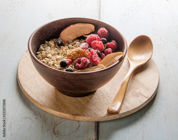Obraz oatmeal in bowl