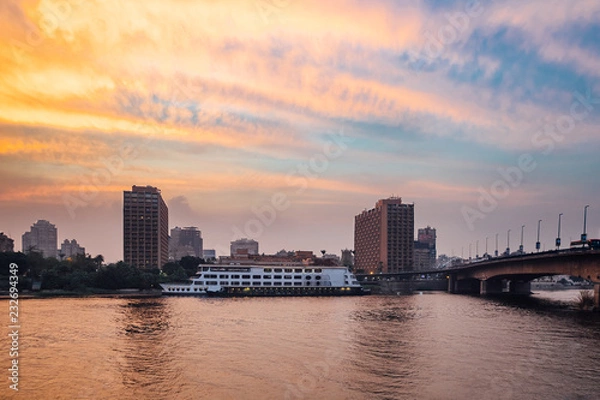 Obraz Central Cairo at twilight