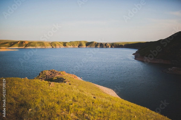 Obraz sunset over lake