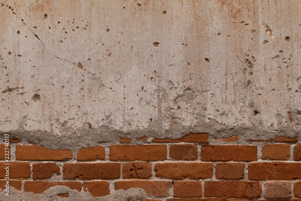Fototapeta Close Up Brick Wall Rust abstract background