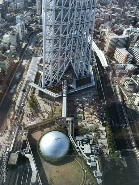 Fototapeta スカイツリー土台