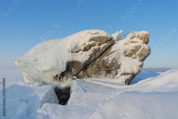 Obraz snow covered mountains