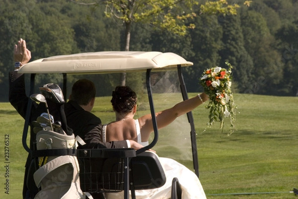 Obraz Hochzeit am Golfplatz
