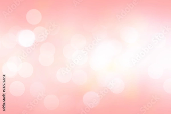 Obraz Pink bokeh blurred abstract for background