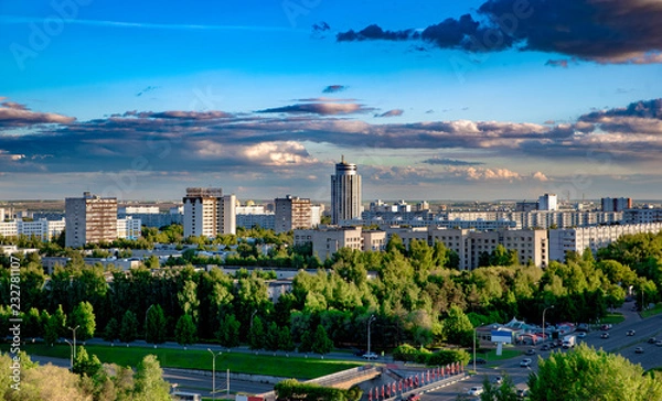 Obraz city view from the height