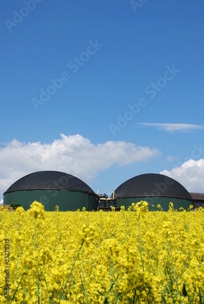 Obraz Biogasanlage
