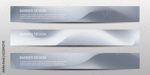 Obraz Abstract vector modern banner templates future Poster template design with colorful geometric background . Vector illustrations