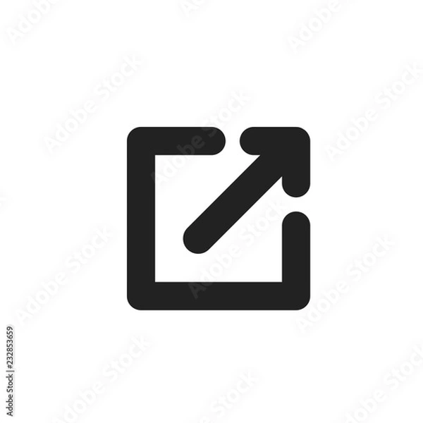 Fototapeta Link Logout Icon