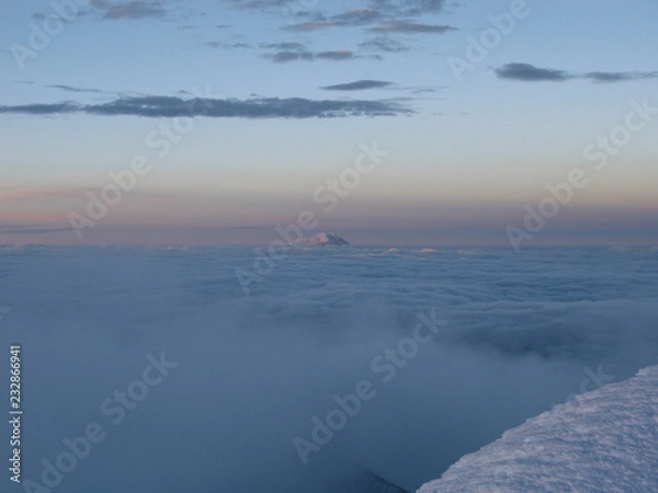 Fototapeta Chimborazo View from Cotopaxi