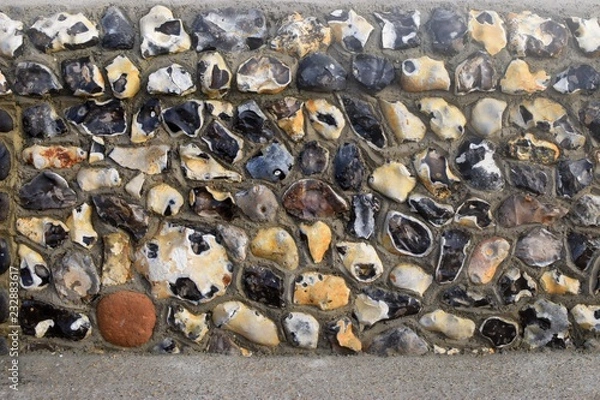 Obraz Beach Stone Wall Background