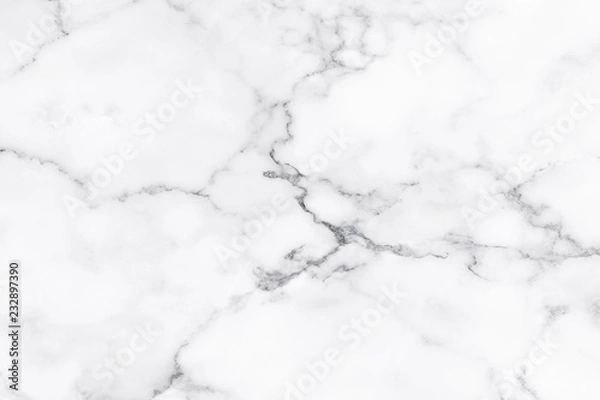 Obraz White marble background texture natural stone pattern abstract for design art work. Marble with high resolution