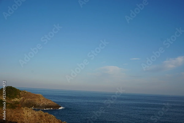 Obraz 真っ青な空と海