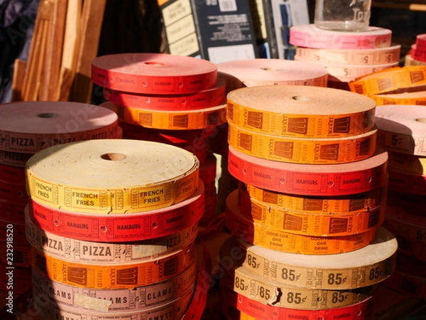 Fototapeta ヴィンテージチケット