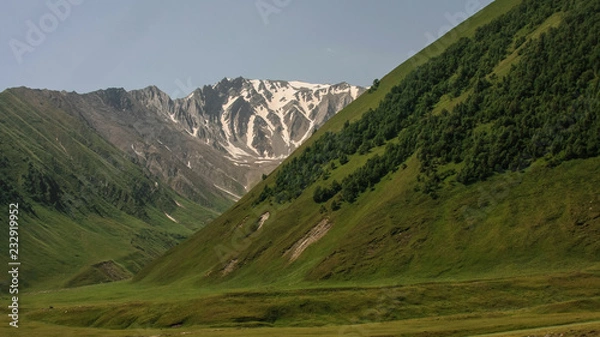Fototapeta mountain view in summer