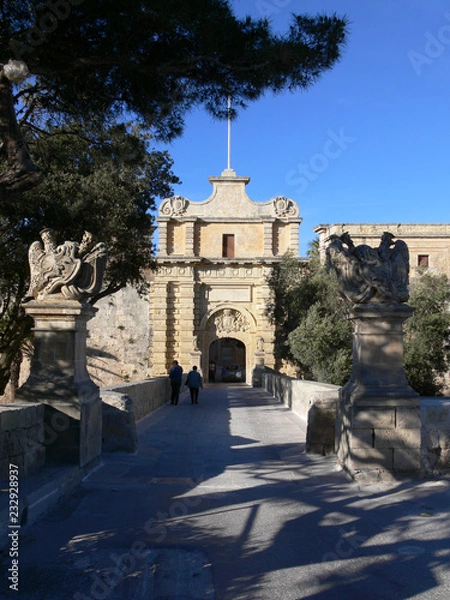 Obraz gateway, Mdina, Malta