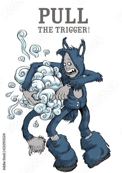 Obraz pull the trigger! 