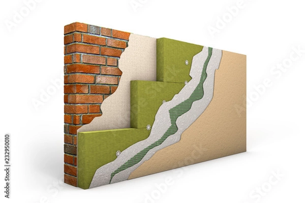 Obraz Fassade Dämmung