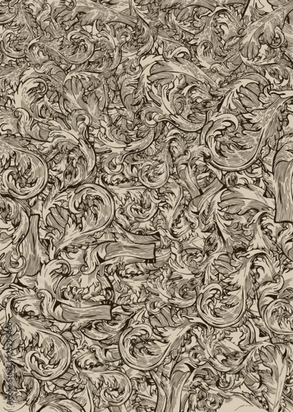 Obraz Old leaf background