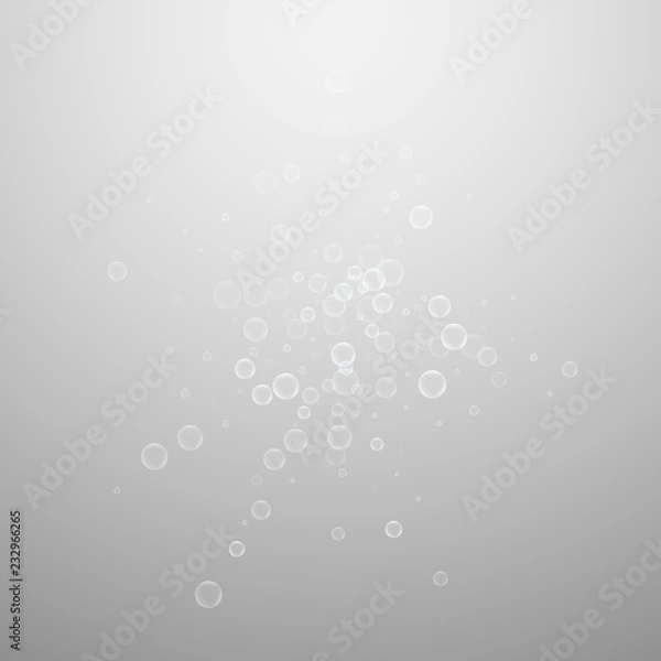 Obraz Soap bubbles abstract background. Blowing bubbles 