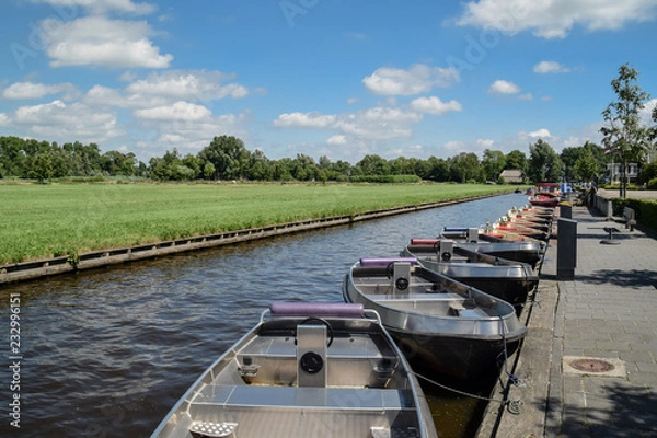 Obraz Giethoorn botes