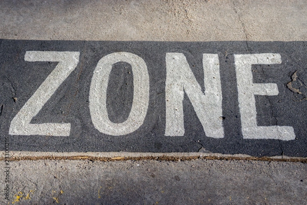 Fototapeta zone