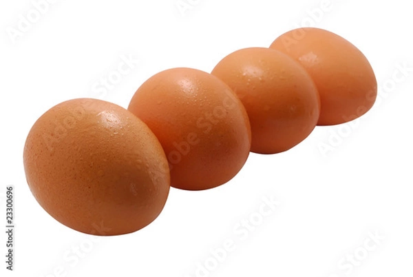 Fototapeta Four eggs.