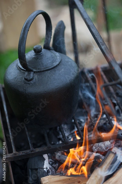 Obraz Reenactment Cooking