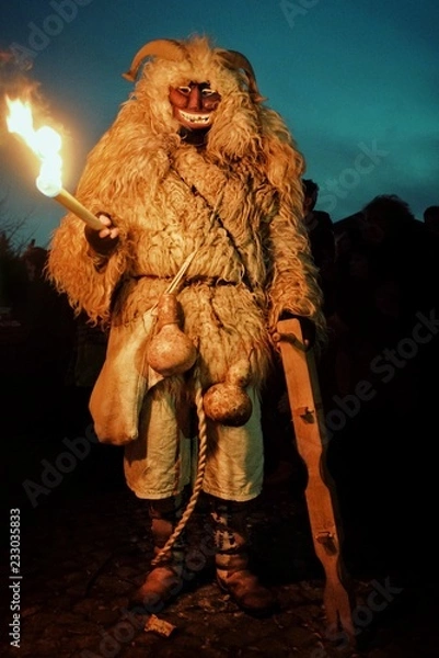 Obraz traditional participant called buso of the busojaras event